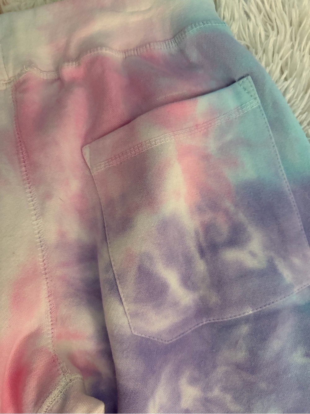 Colortone Tie-Dye Joggers – Size L Cotton Candy - Picture 9 of 10